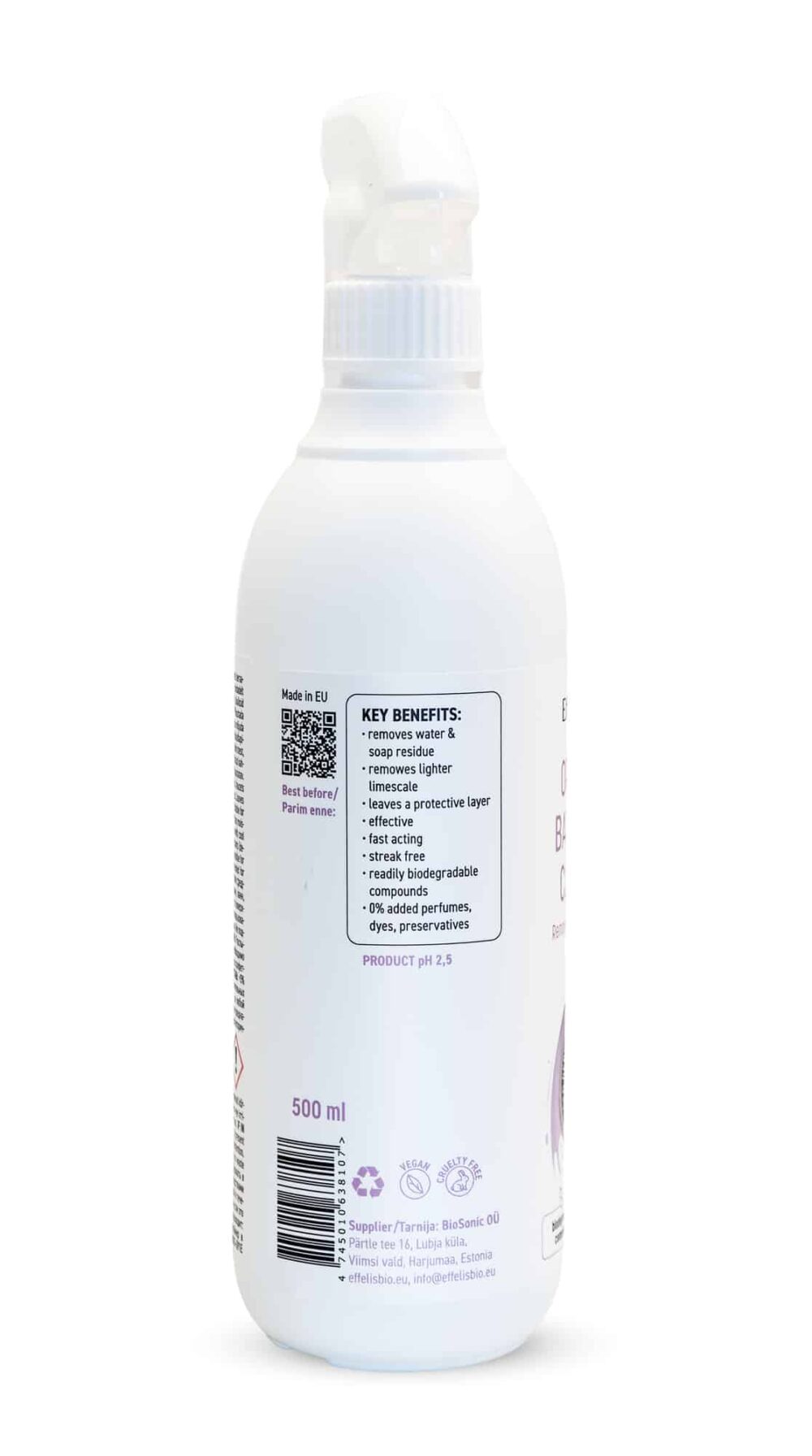 Effelys_spray_bathroom_2 Orgaaniline Vannitoa puhastusvahend 500 ml
