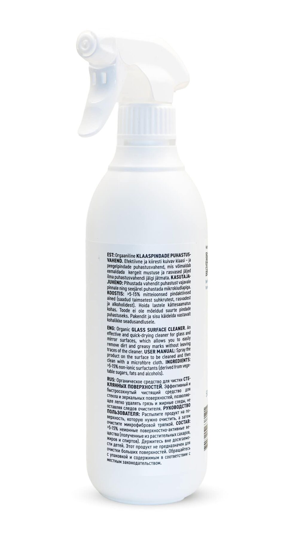 Effelys_spray_glass_3 Orgaaniline Klaasipuhastusvahend 500 ml