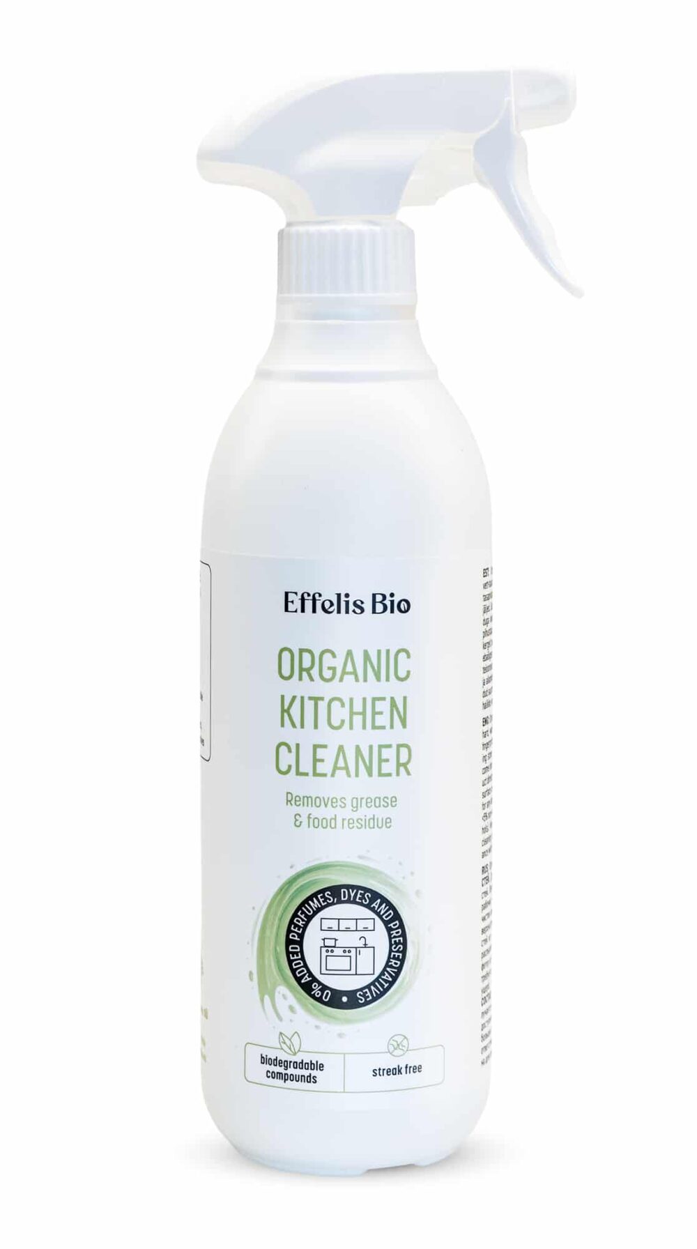 Effelys_spray_kitchen_1 Orgaaniline Köögipindade puhastusvahend 500 ml