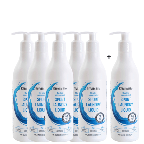 Lõhnatu spordiriiete pesugeel SPORT 300ml 5+1 tasuta