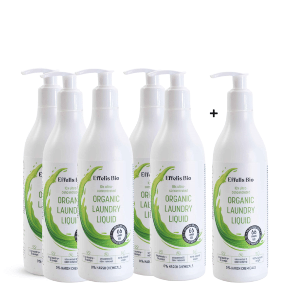 Lõhnatu orgaaniline pesugeel 300ml 5+1 tasuta